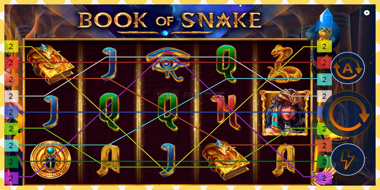 डेमो स्लट Book of Snake नि: शुल्क र दर्ता बिना, चित्र - १