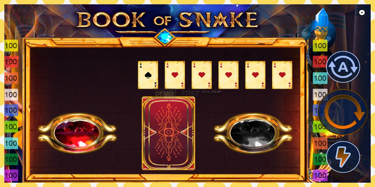 Demo slot Book of Snake ingyenes és regisztráció nélkül, kép - 1