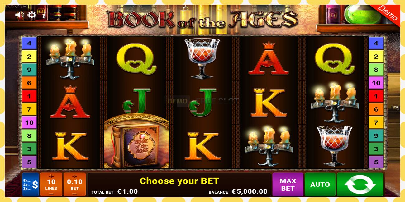 Demo slot Book of the Ages free and without registration, picture - 1