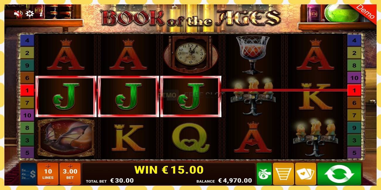 Demo slot Book of the Ages free and without registration, picture - 1