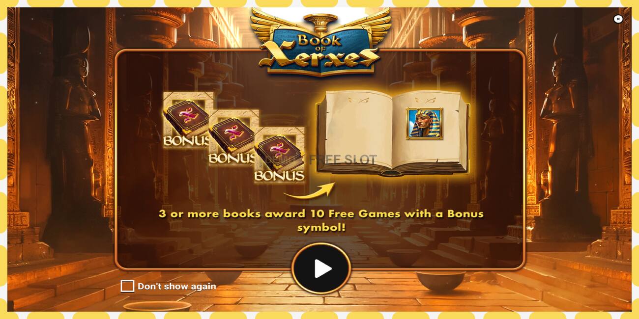 Demo slot Book of Xerxes free and without registration, picture - 1