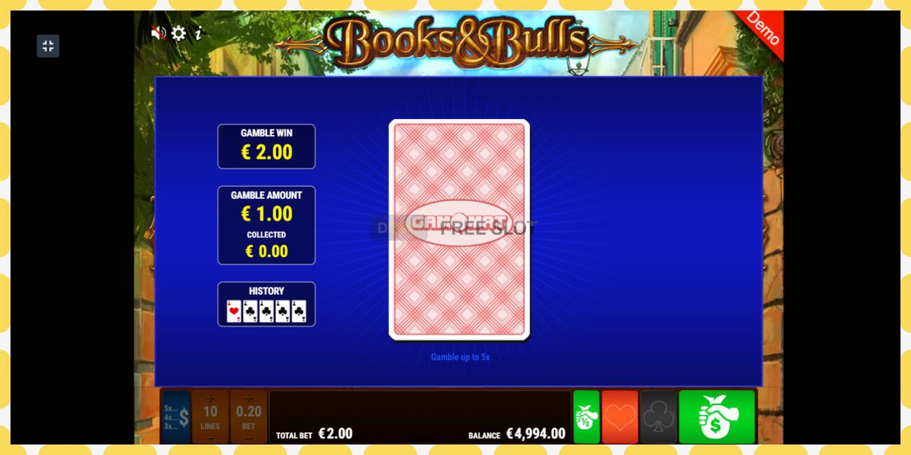 Demo slot Books Bulls free and without registration, picture - 1