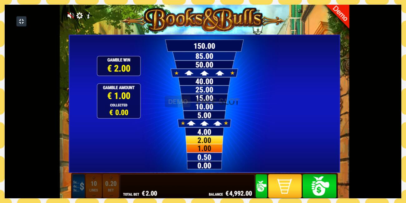 Demo slot Books Bulls free and without registration, picture - 1