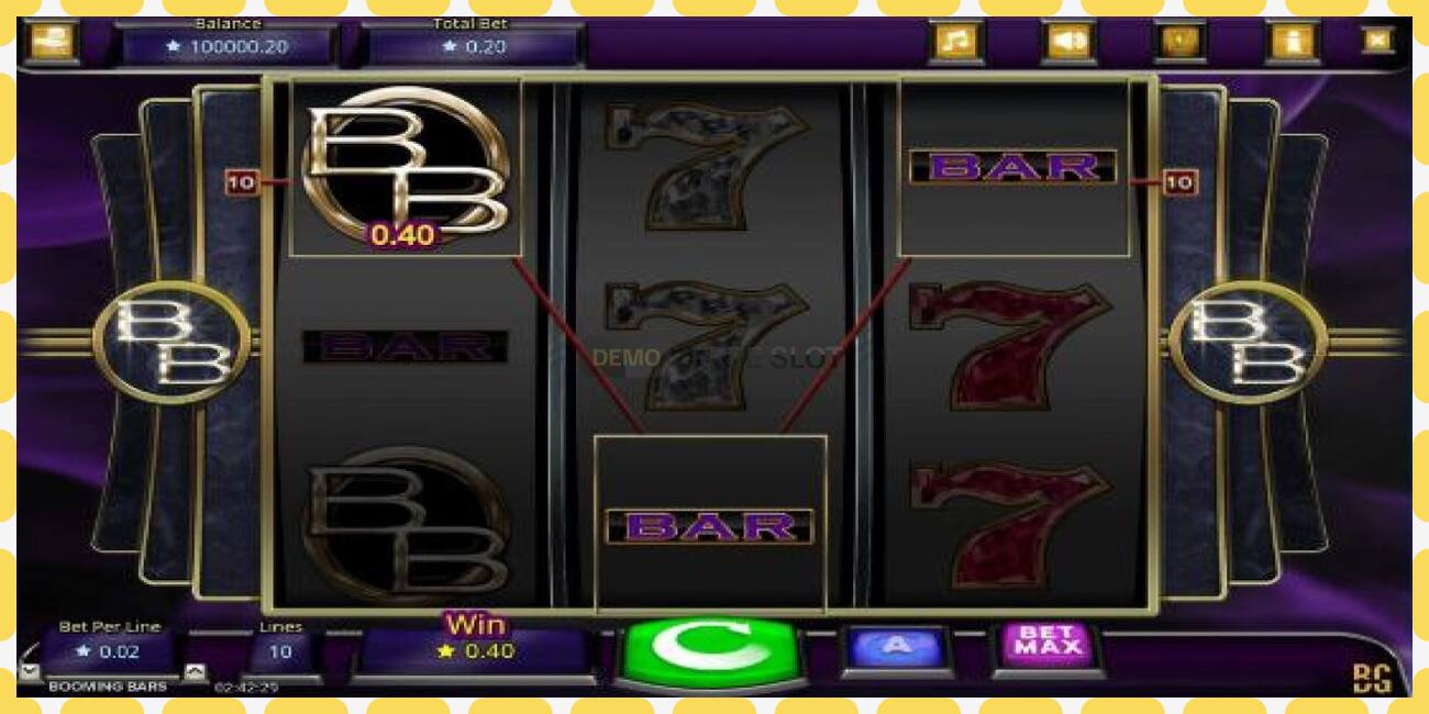 Demo slot Booming Bars free and without registration, picture - 1