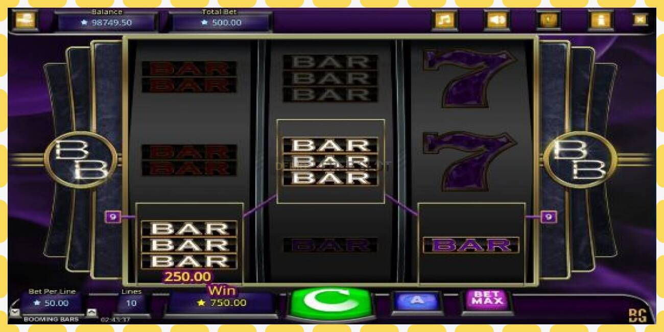 Demo slot Booming Bars free and without registration, picture - 1