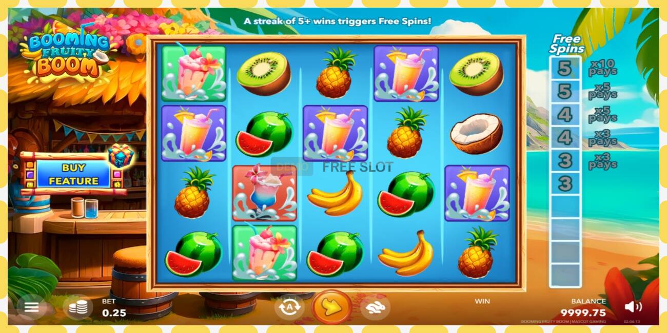 Demo slot Booming Fruity Boom free and without registration, picture - 1