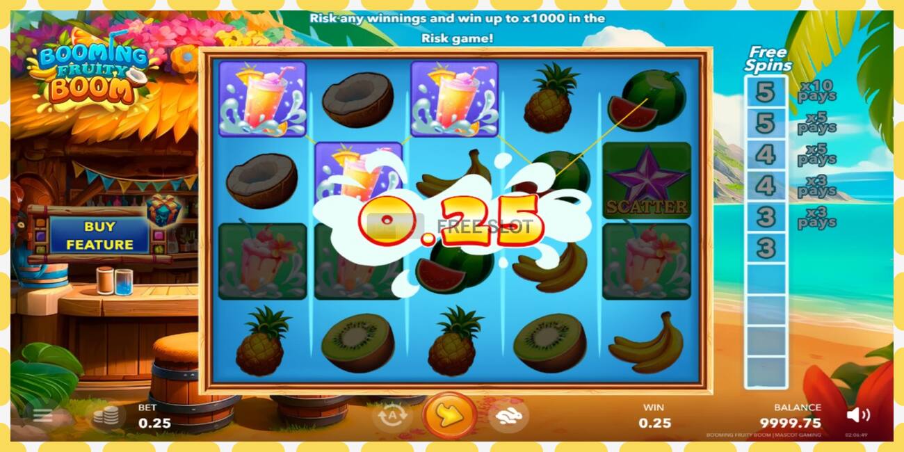 Demo slot Booming Fruity Boom free and without registration, picture - 1