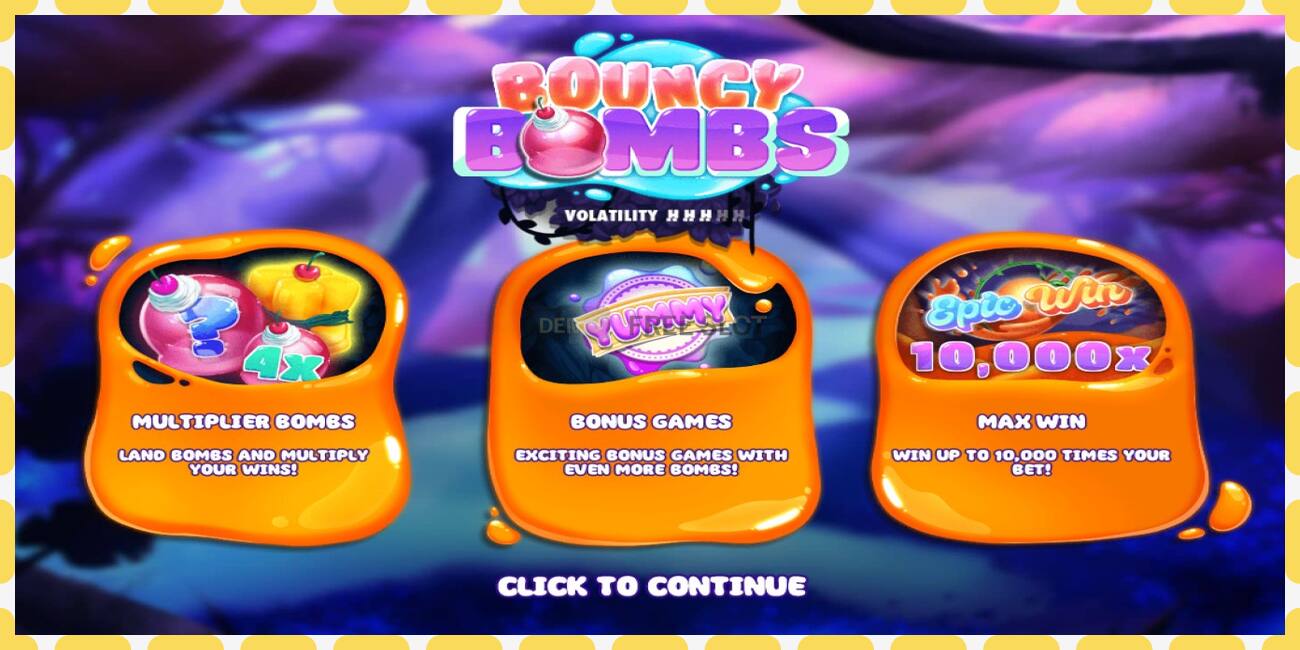 Demo slot Bouncy Bombs free and without registration, picture - 1