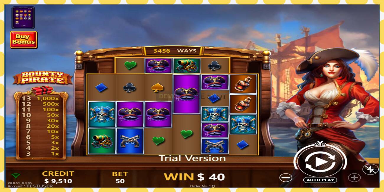 Demo slot Bounty Pirate free and without registration, picture - 1