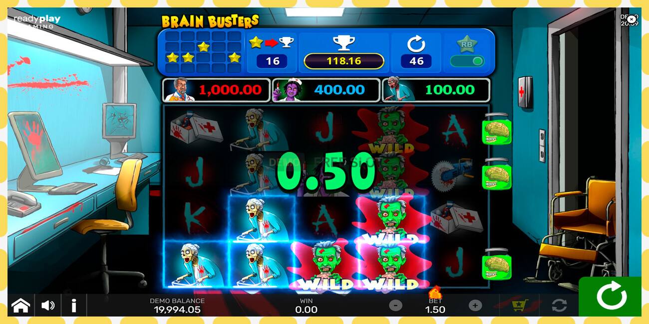 Demo slot Brain Busters ingyenes és regisztráció nélkül, kép - 1