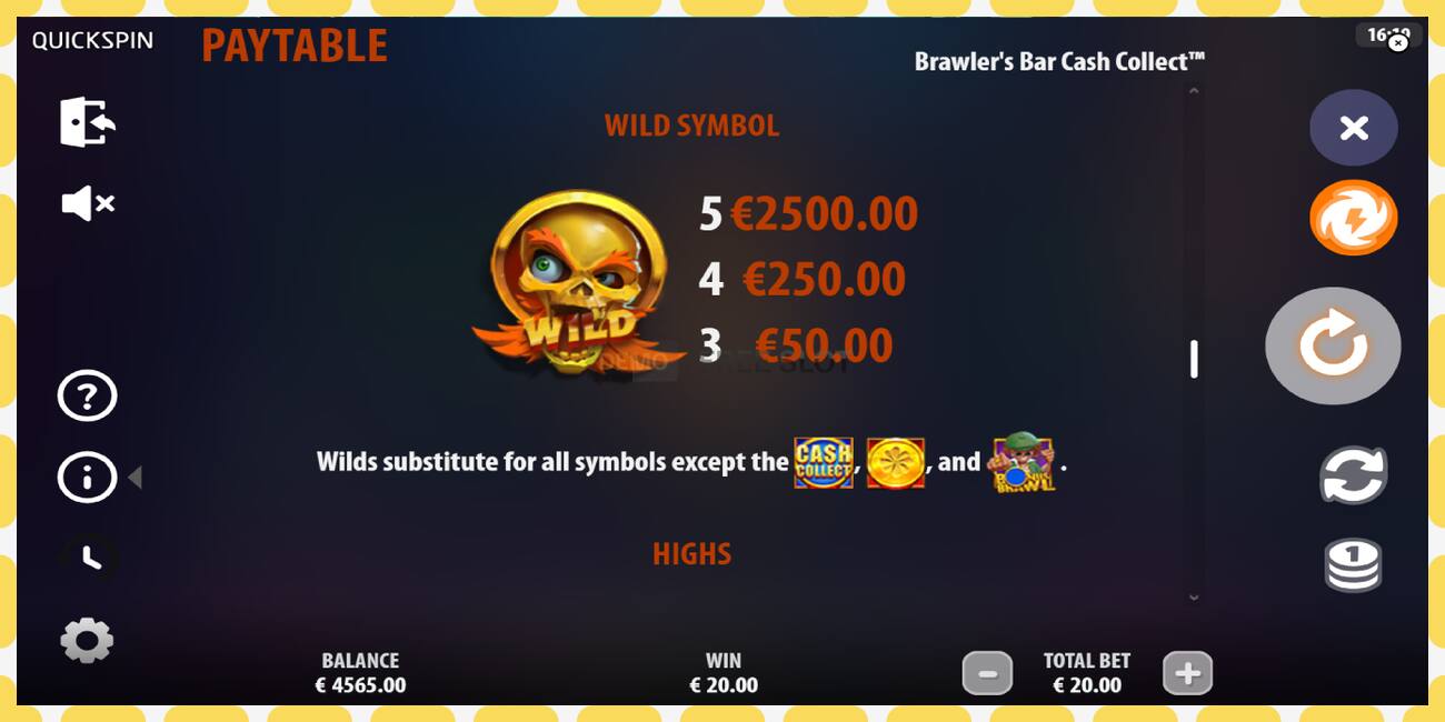 Demo slot Brawlers Bar Cash Collect free and without registration, picture - 1