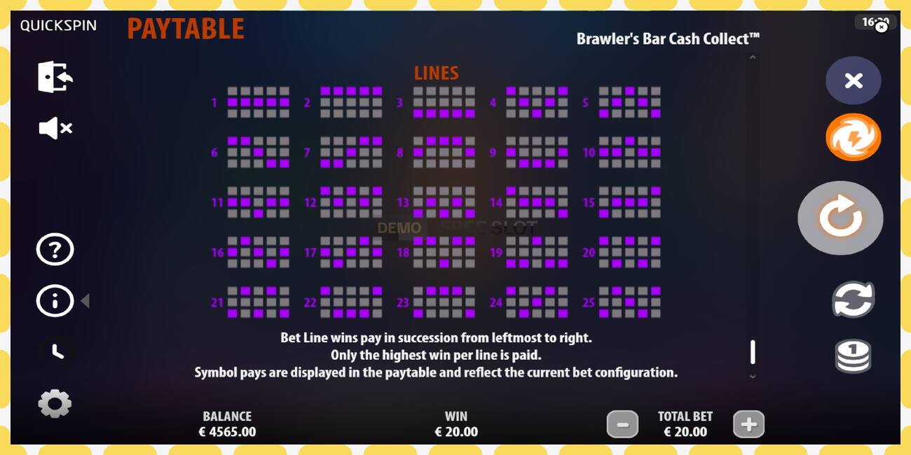 Demo slot Brawlers Bar Cash Collect free and without registration, picture - 1