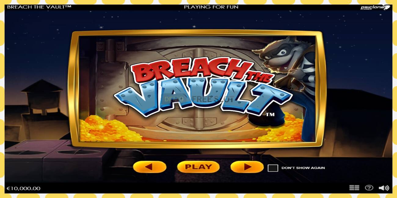 Демо слот Breach The Vault бесплатно и без регистрации, картинка - 1