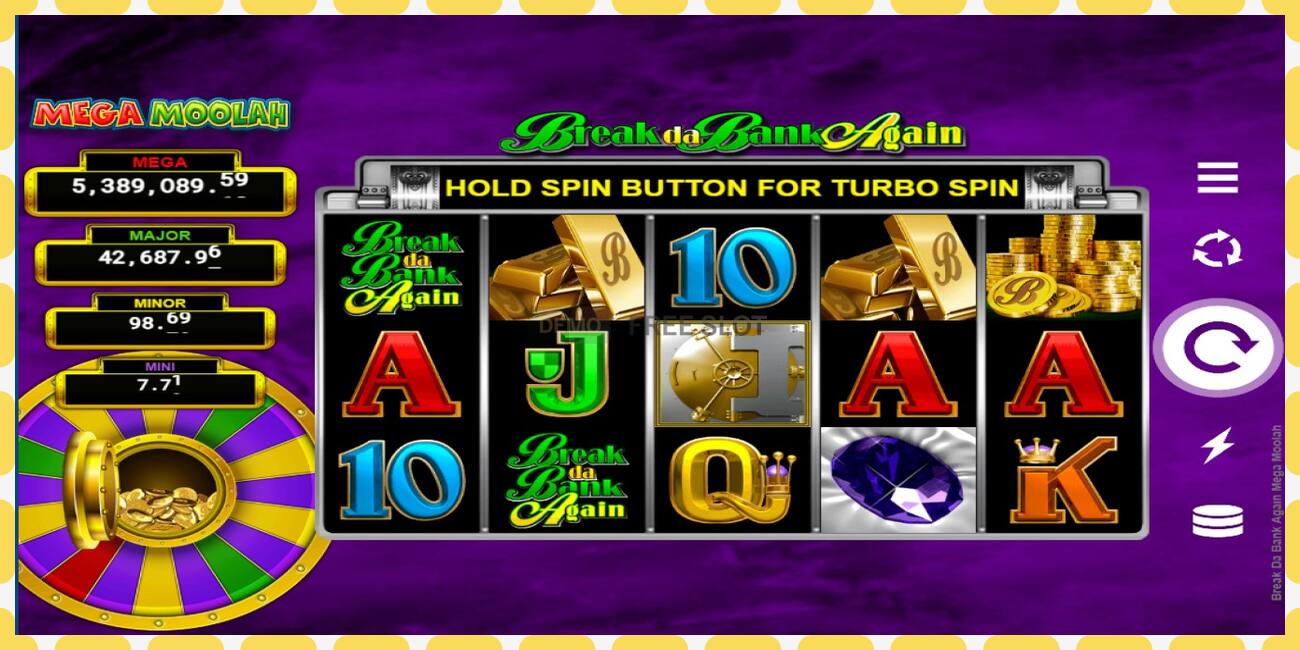 Demo slot Break Da Bank Again Mega Moolah free and without registration, picture - 1