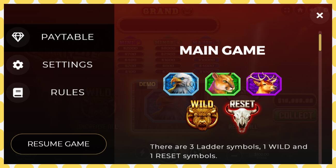 Demo slot Buffalo Bounty Lite free and without registration, picture - 1