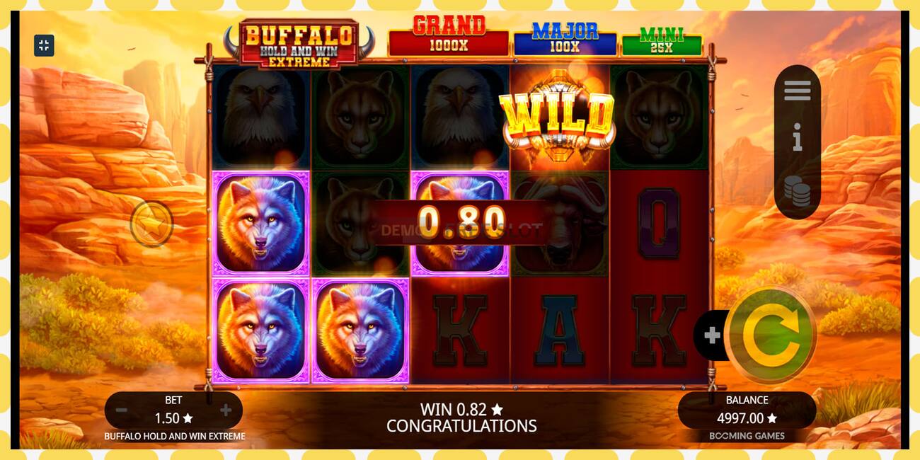 Demo slot Buffalo Hold and Win Extreme free and without registration, picture - 1