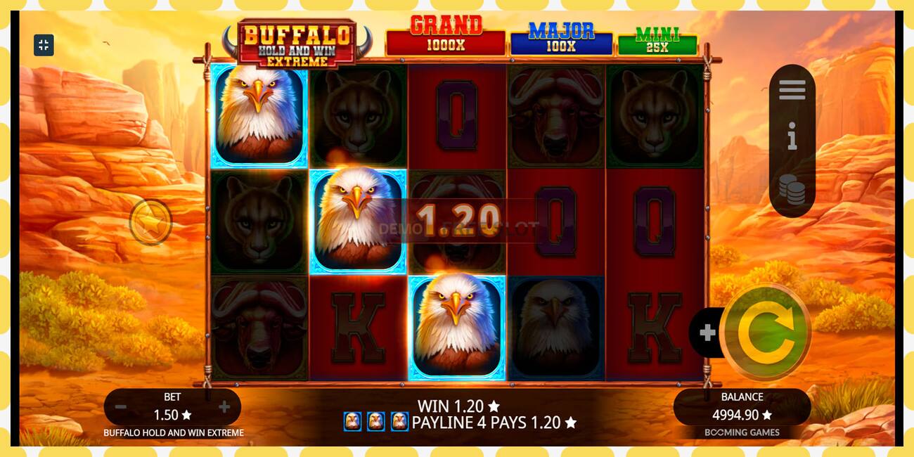 Demo slot Buffalo Hold and Win Extreme free and without registration, picture - 1