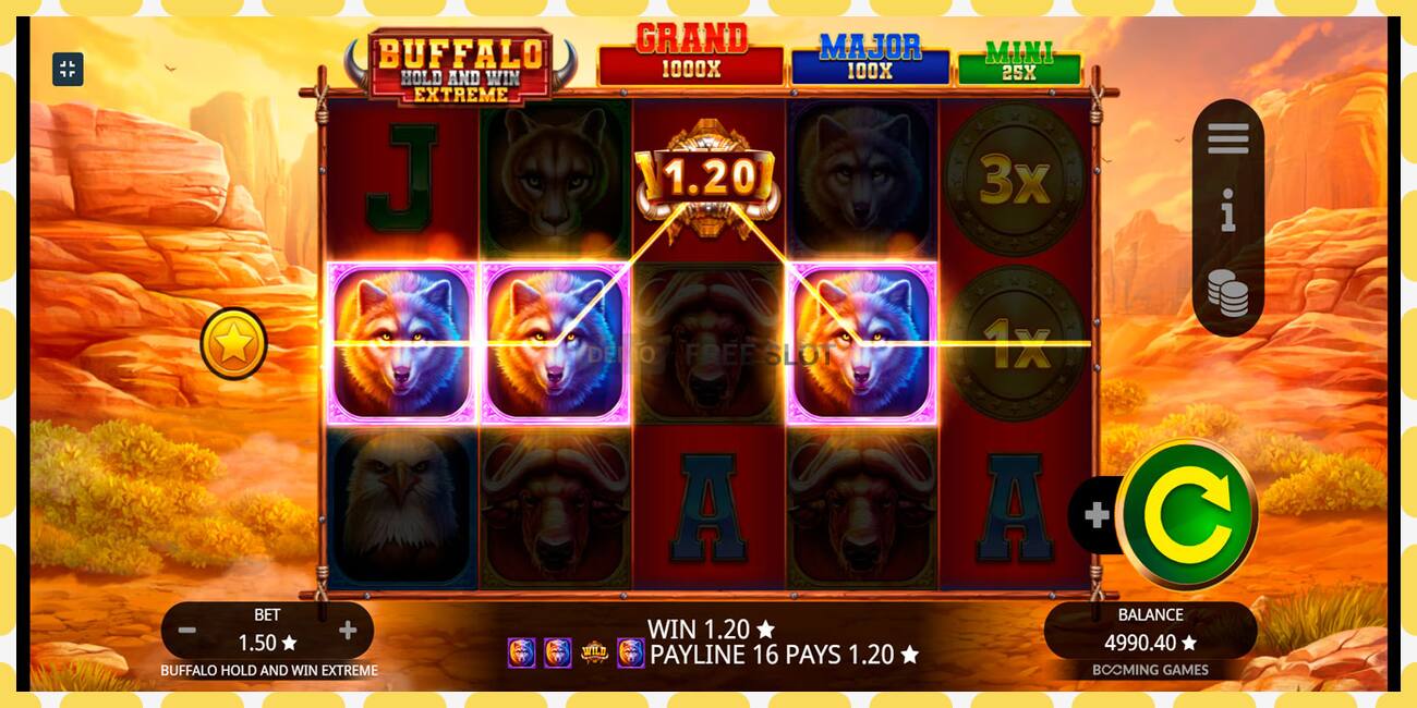 Demo slot Buffalo Hold and Win Extreme free and without registration, picture - 1