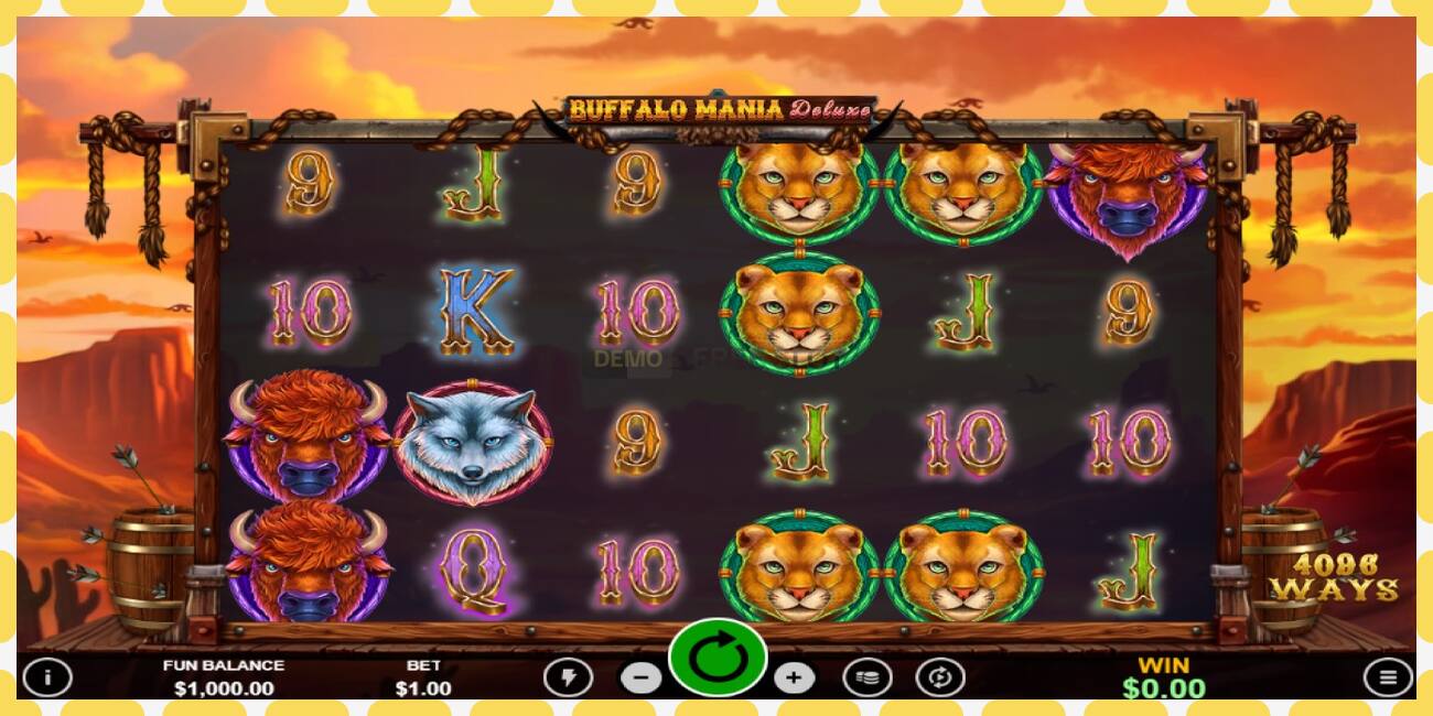 Slot de demonstração Buffalo Mania Deluxe grátis e sem registro, foto - 1