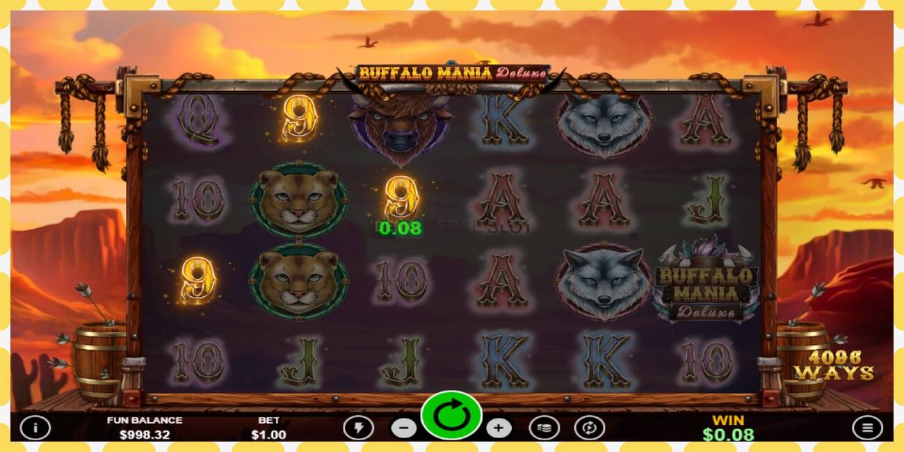 Slot de demonstração Buffalo Mania Deluxe grátis e sem registro, foto - 1