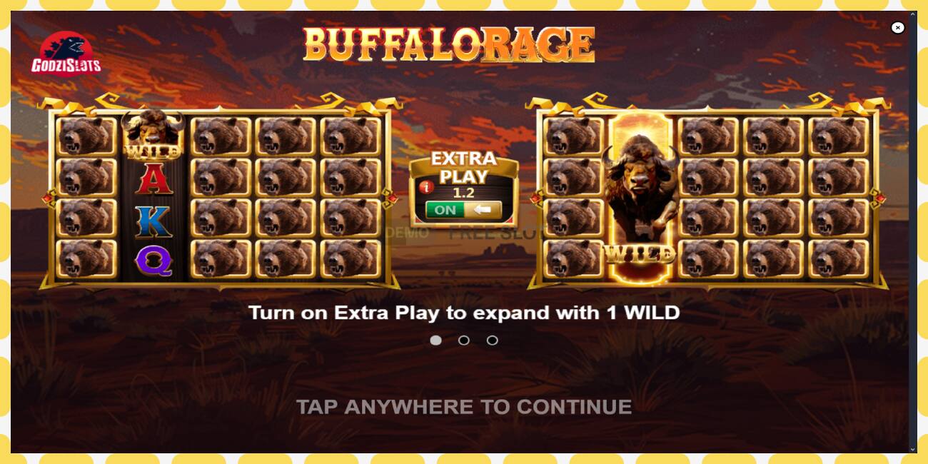 Demo slot Buffalo Rage free and without registration, picture - 1