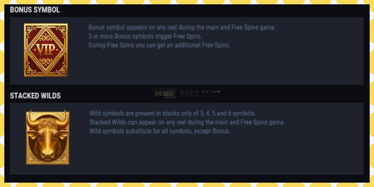 Demo slot Bull’s Club free and without registration, picture - 1