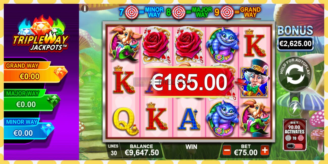 Demo slot Bulls Eye Alice free and without registration, picture - 1