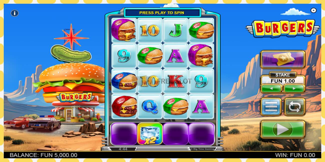 Demo slot Burgers free and without registration, picture - 1