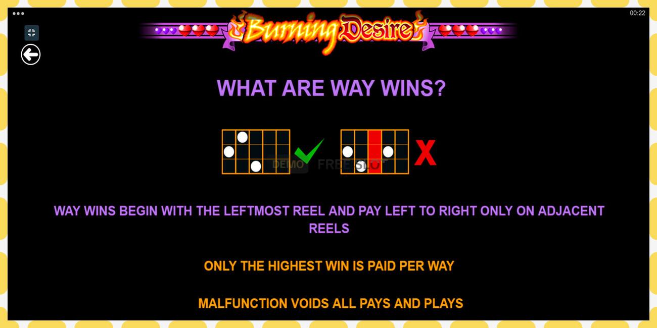 Demo slot Burning Desire free and without registration, picture - 1