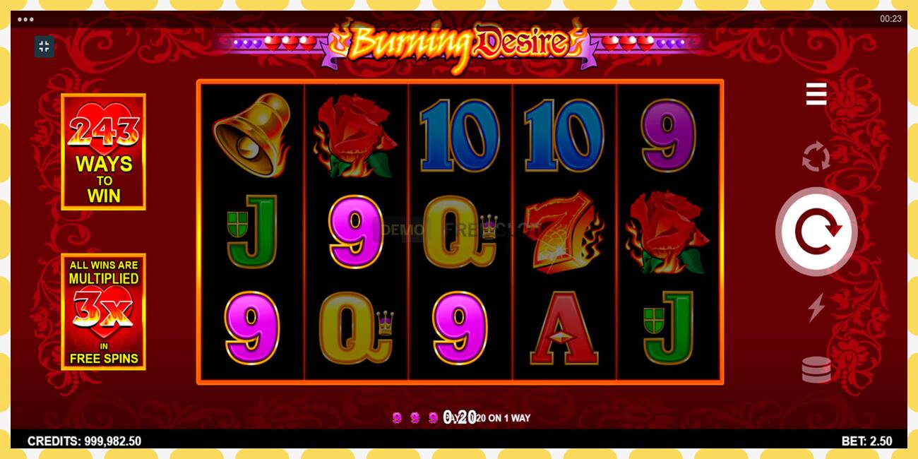 Demo slot Burning Desire free and without registration, picture - 1