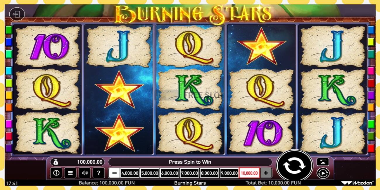 Demo slot Burning Stars free and without registration, picture - 1