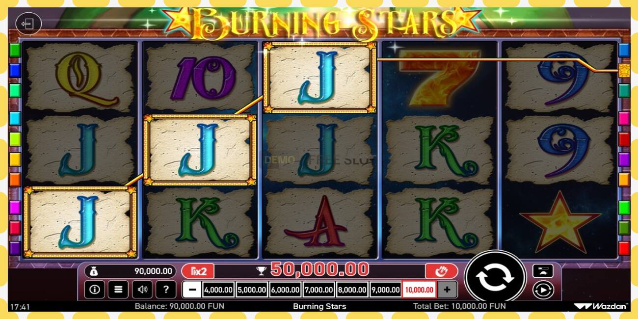 Demo slot Burning Stars free and without registration, picture - 1