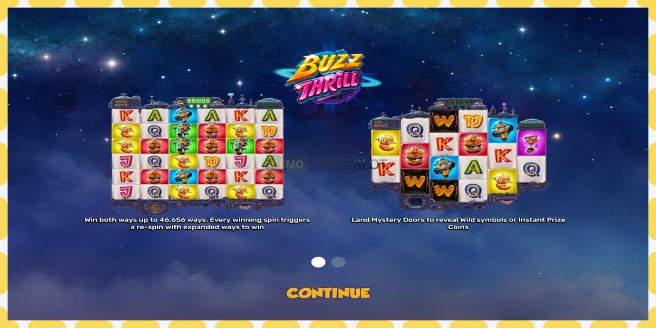 Demo slot Buzz Thrill free and without registration, picture - 1