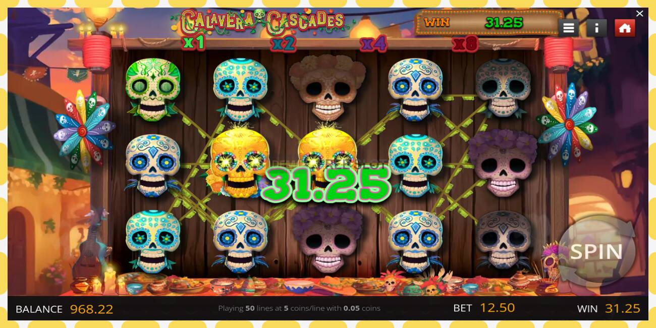 Demo slot Calavera Cascades free and without registration, picture - 1