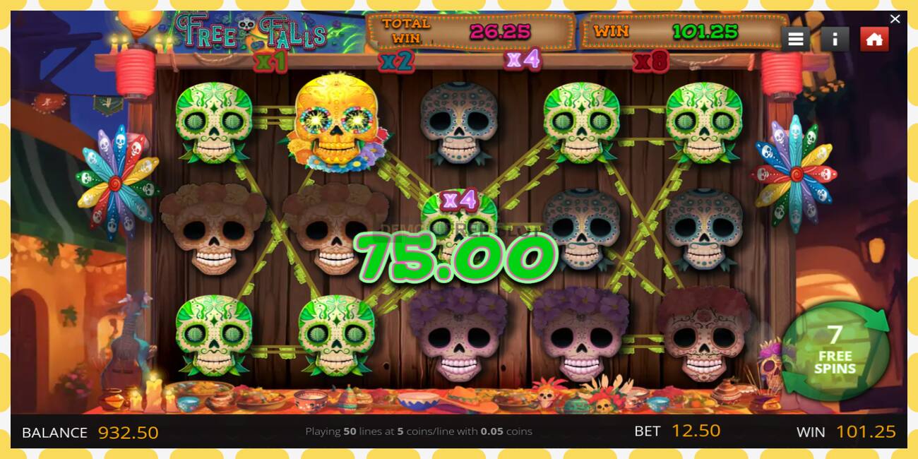 Demo slot Calavera Cascades free and without registration, picture - 1