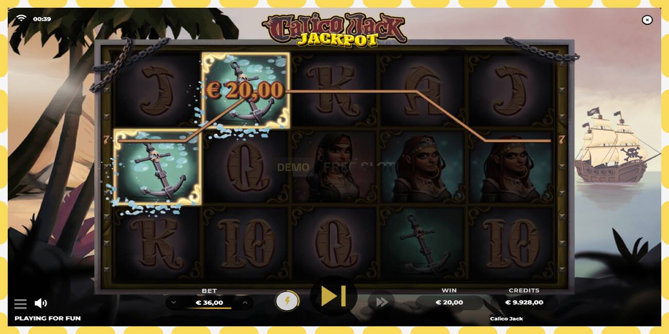 فتحة تجريبية Calico Jack Jackpot مجانا وبدون تسجيل, صورة - 1