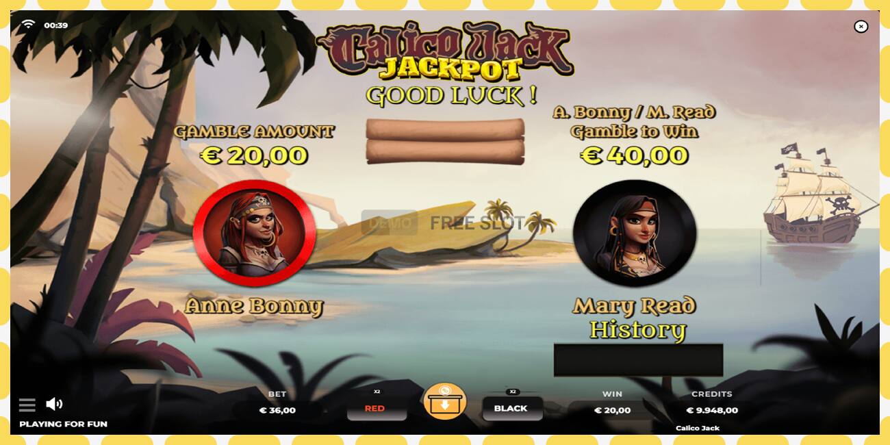 فتحة تجريبية Calico Jack Jackpot مجانا وبدون تسجيل, صورة - 1