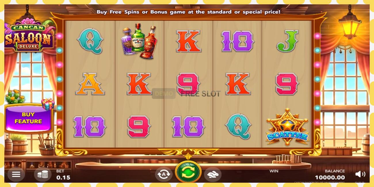 Demo slot Cancan Saloon Deluxe free and without registration, picture - 1