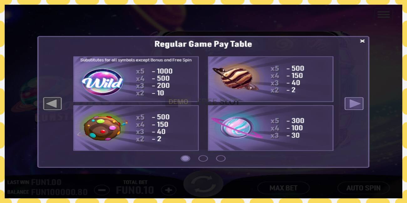 Demo slot Candy Constellation free and without registration, picture - 1