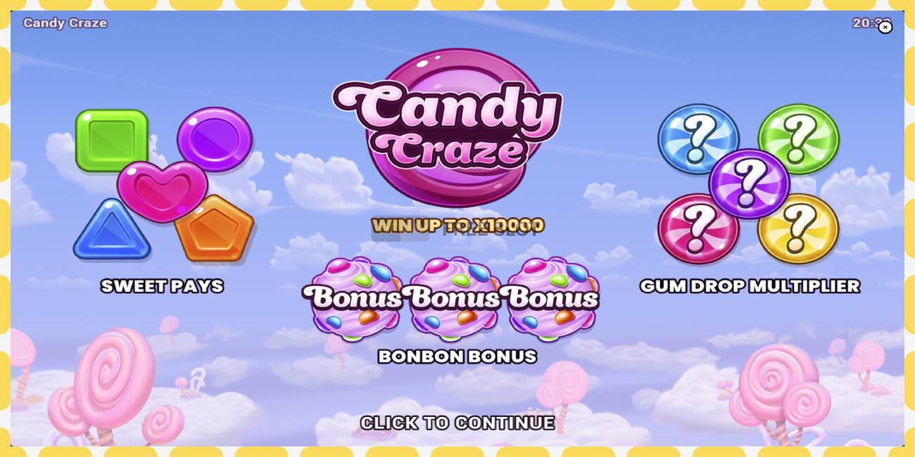 Demo slot Candy Craze free and without registration, picture - 1