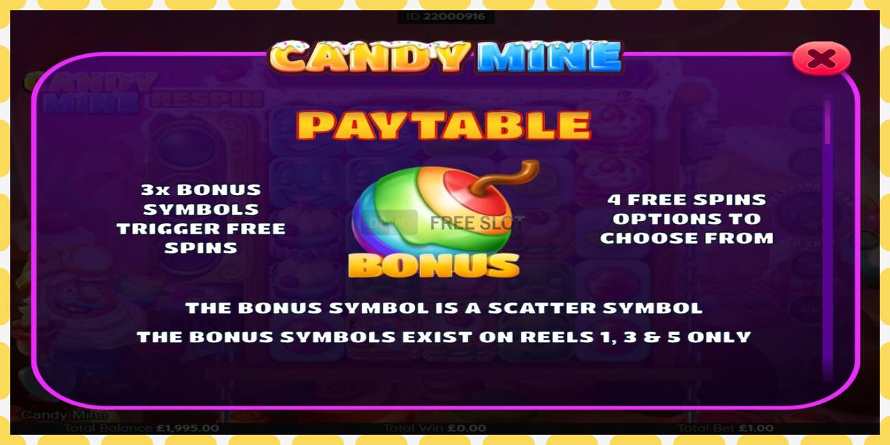 Demo slot Candy Mine free and without registration, picture - 1