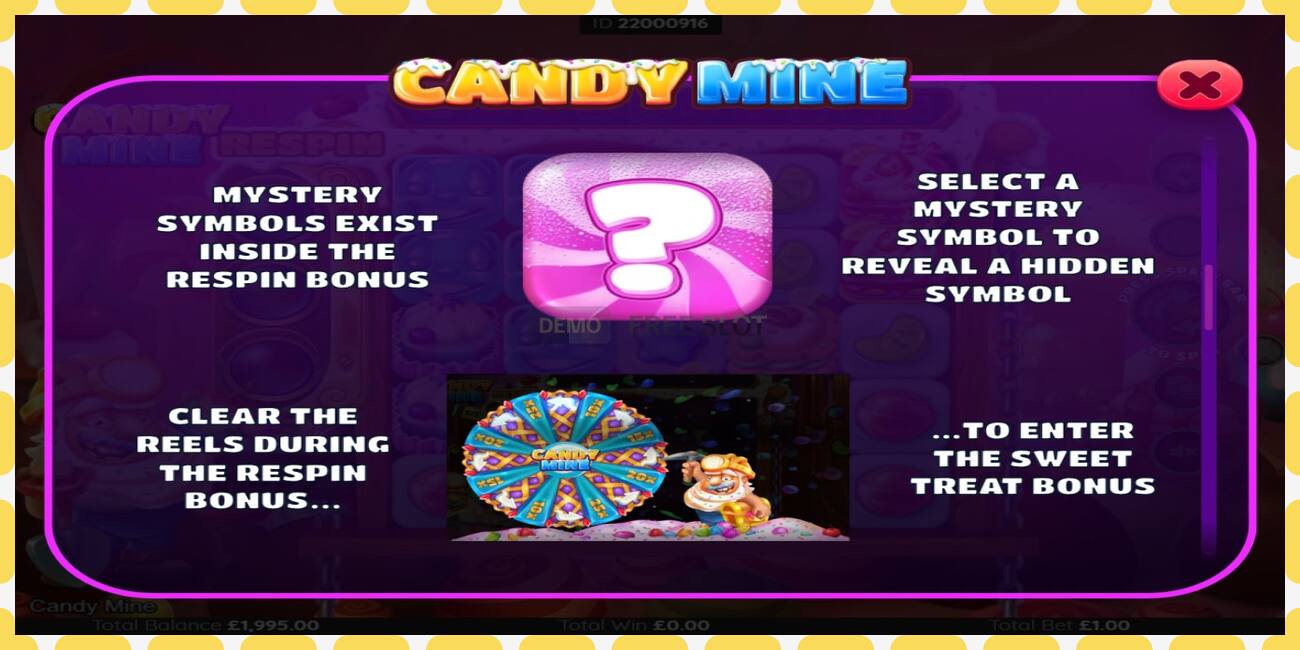 Demo slot Candy Mine free and without registration, picture - 1