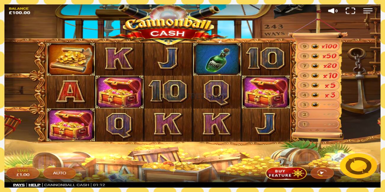 Demo slot Cannonball Cash free and without registration, picture - 1