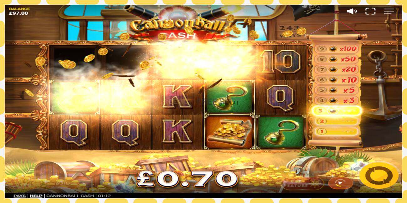 Demo slot Cannonball Cash free and without registration, picture - 1