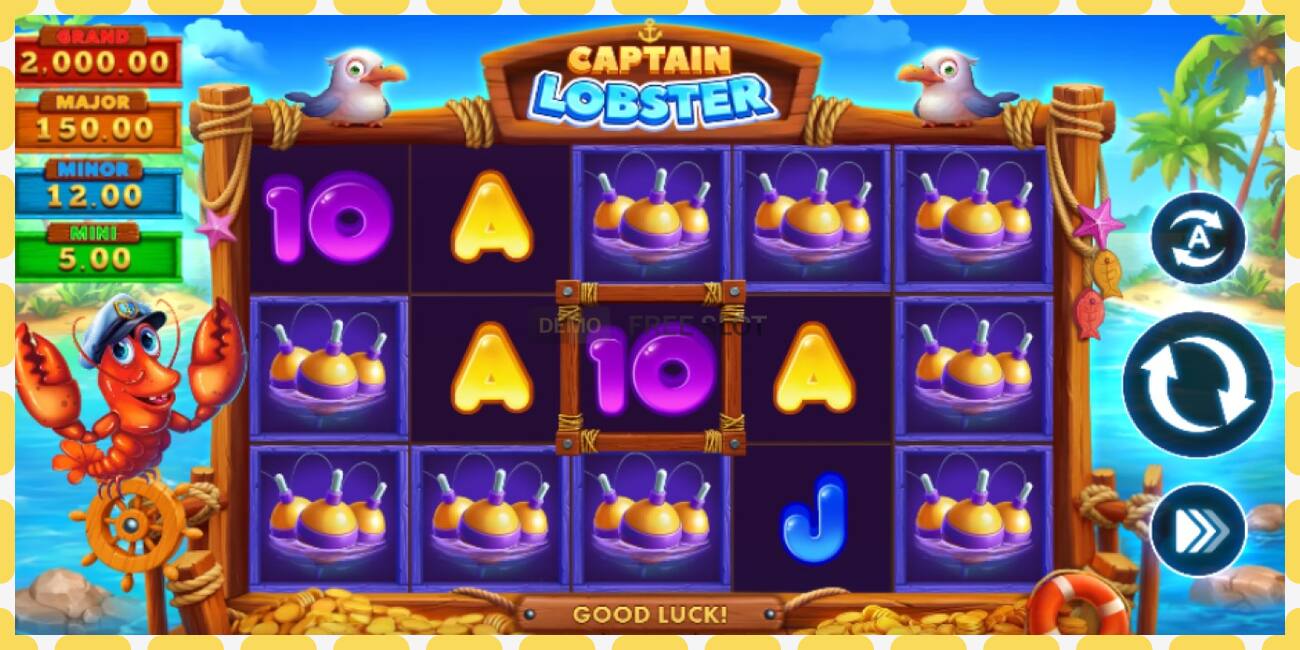 Demo slot Captain Lobster free and without registration, picture - 1