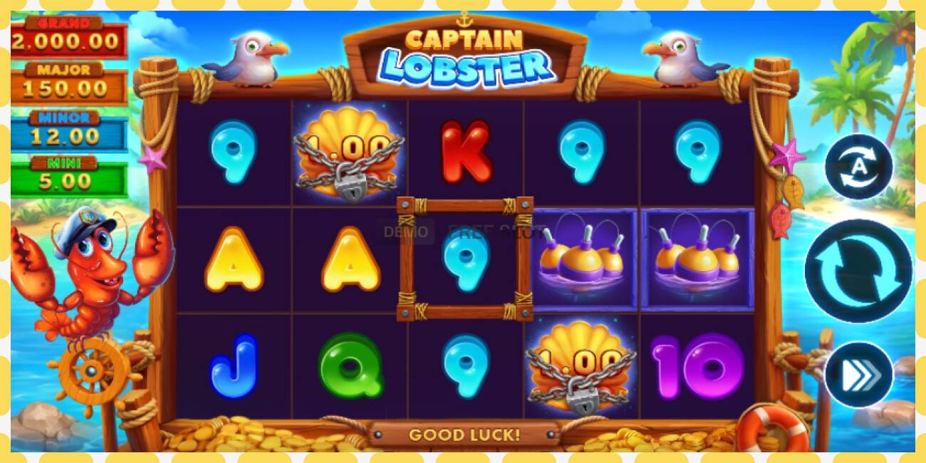 Demo slot Captain Lobster free and without registration, picture - 1