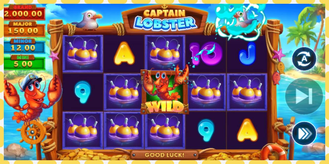 Demo slot Captain Lobster free and without registration, picture - 1