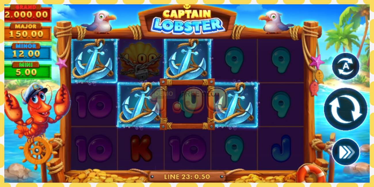 Demo slot Captain Lobster free and without registration, picture - 1