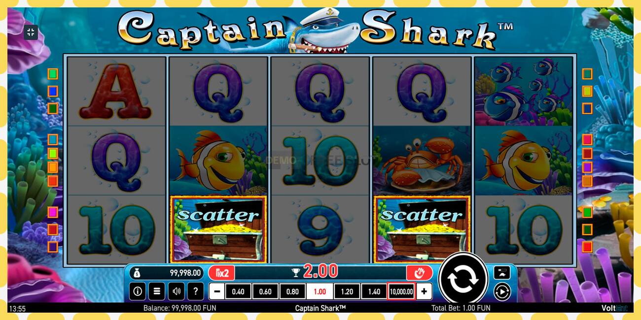 Demo slot Captain Shark free and without registration, picture - 1