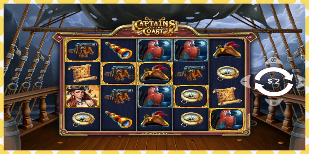 Demo slot Captains of the Coast 2 free and without registration, picture - 1